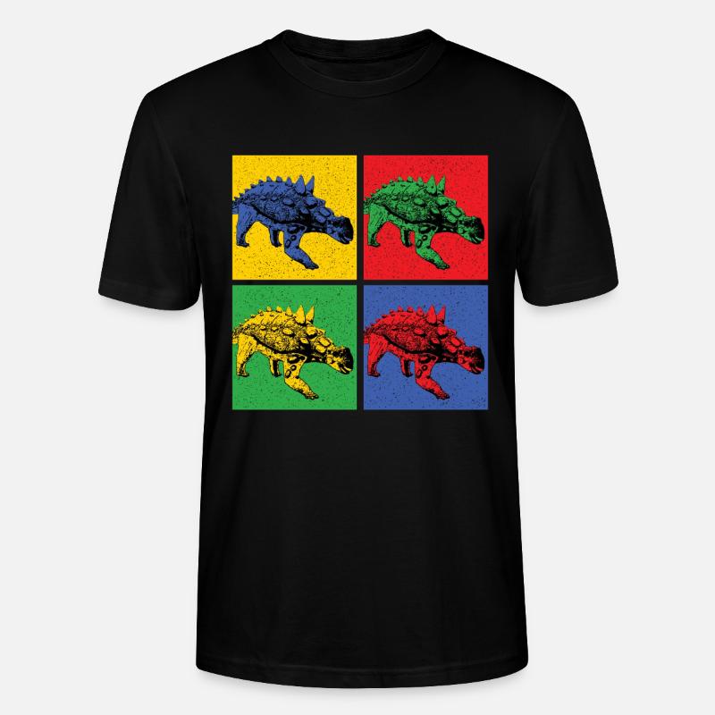 ANKYLOSAURUS - Stanley/Stella Unisex Bio-T-Shirt CRAFTER - Schwarz