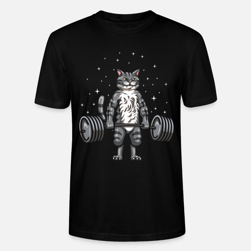 Powerlifter Strongman - Stanley/Stella Unisex Bio-T-Shirt CRAFTER - Schwarz