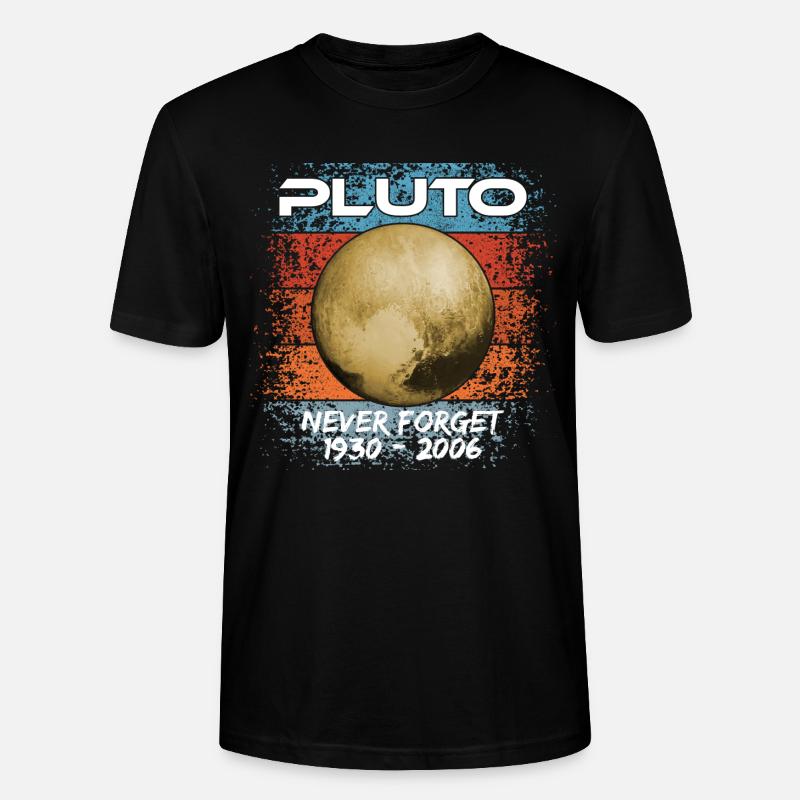 Pluto - Stanley/Stella CRAFTER Unisex Organic T-Shirt - black