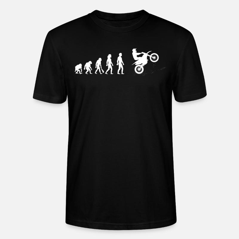 Motocross evolution homme - T-shirt bio CRAFTER Stanley Stella Unisexe - noir