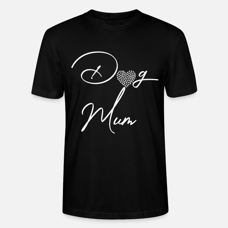 HUND MUTTER Rose Rose - Stanley/Stella Unisex Bio-T-Shirt CRAFTER - Schwarz
