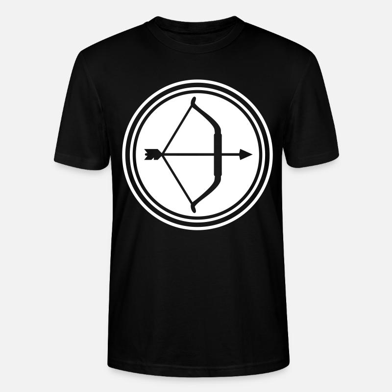 Arc et flèches - T-shirt bio CRAFTER Stanley Stella Unisexe - noir