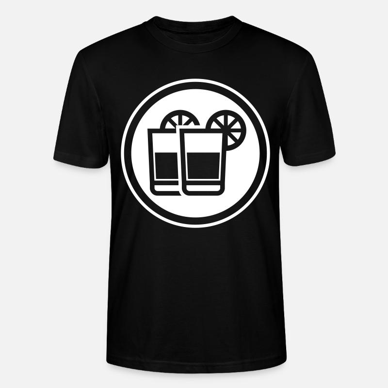 Icône de cocktail - T-shirt bio CRAFTER Stanley Stella Unisexe - noir