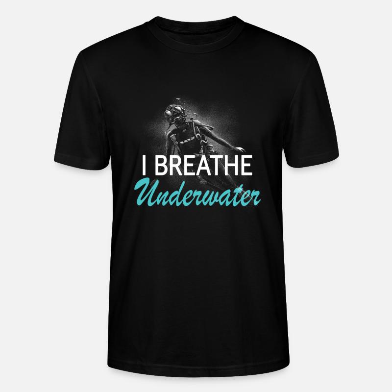 Ich atme unter Wasser - Stanley/Stella Unisex Bio-T-Shirt CRAFTER - Schwarz