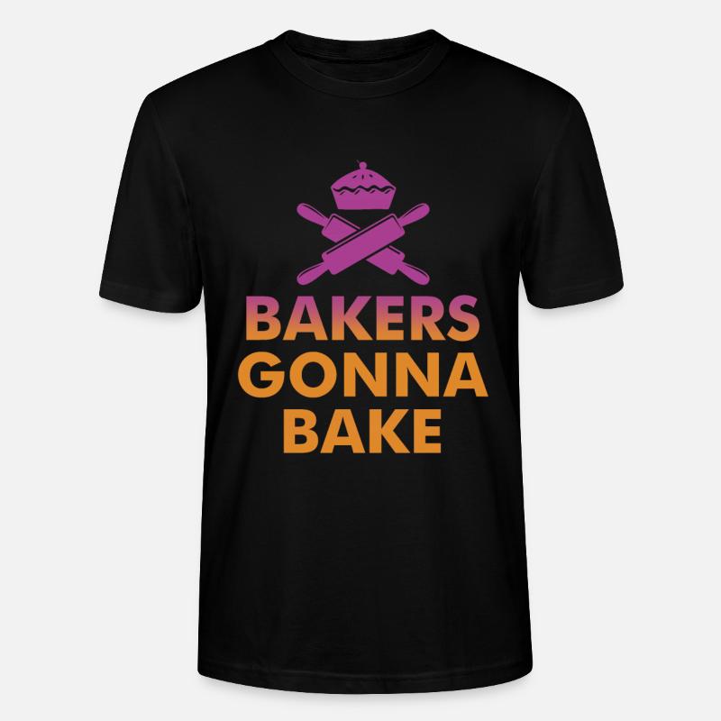BÄCKERROCK BACKEN V2 - Stanley/Stella Unisex Bio-T-Shirt CRAFTER - Schwarz