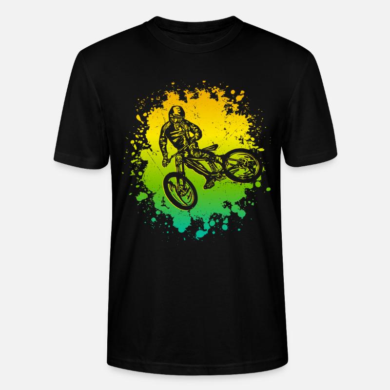 Vélo VTT Enfants VTT - T-shirt bio CRAFTER Stanley Stella Unisexe - noir