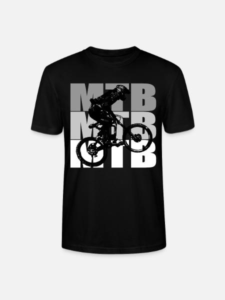 Vélo VTT - T-shirt bio CRAFTER Stanley Stella Unisexe - noir