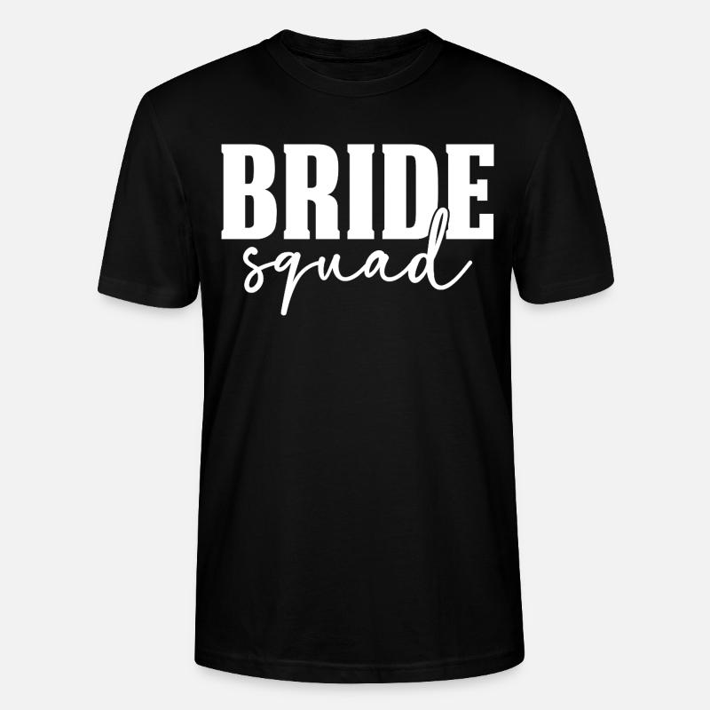 Escouade de la mariée - T-shirt bio CRAFTER Stanley Stella Unisexe - noir