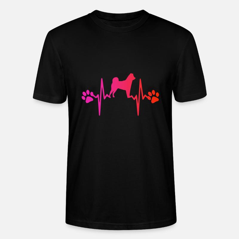 Hund - Stanley/Stella Unisex Bio-T-Shirt CRAFTER - Schwarz