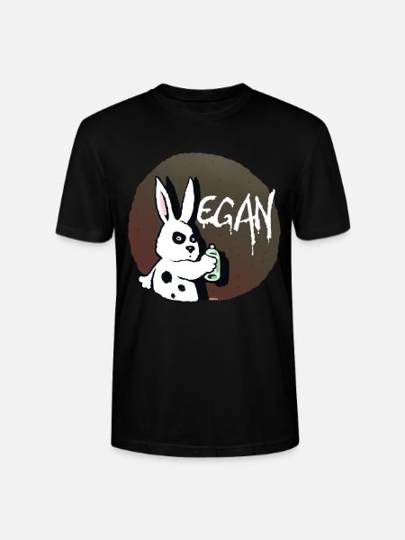 Rabbit - Stanley/Stella Unisex Bio-T-Shirt CRAFTER - Schwarz