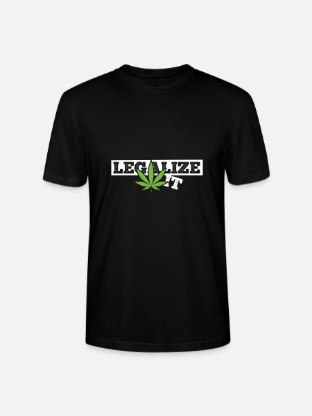 Weed Marihuana Geschenkidee - Stanley/Stella Unisex Bio-T-Shirt CRAFTER - Schwarz