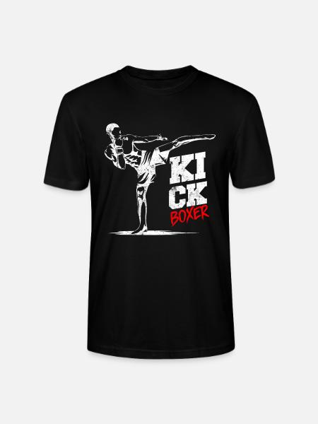 Kickboxing Martial Arts - Stanley/Stella CRAFTER Unisex Organic T-Shirt - black