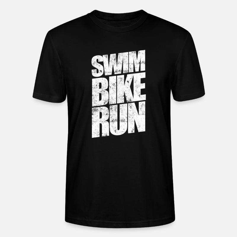 Triathlon Spruch Triathlet - Stanley/Stella Unisex Bio-T-Shirt CRAFTER - Schwarz
