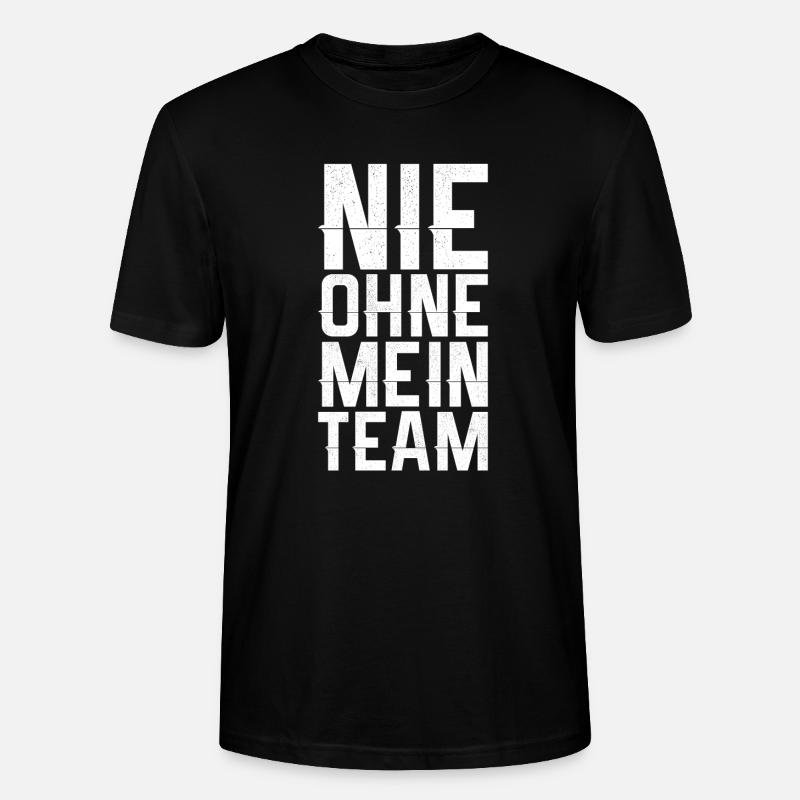 à l’exclusion de mon équipe - T-shirt bio CRAFTER Stanley Stella Unisexe - noir