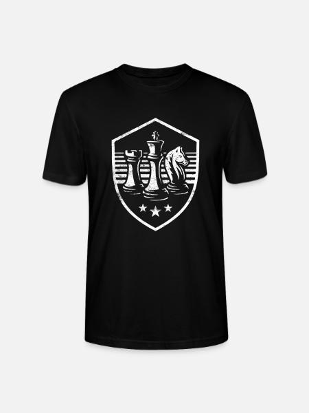 Chess 17 - Stanley/Stella CRAFTER Unisex Organic T-Shirt - black