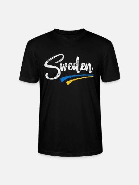 Suède - T-shirt bio CRAFTER Stanley Stella Unisexe - noir