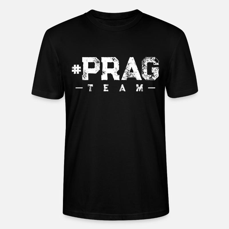 équipe de prague - T-shirt bio CRAFTER Stanley Stella Unisexe - noir