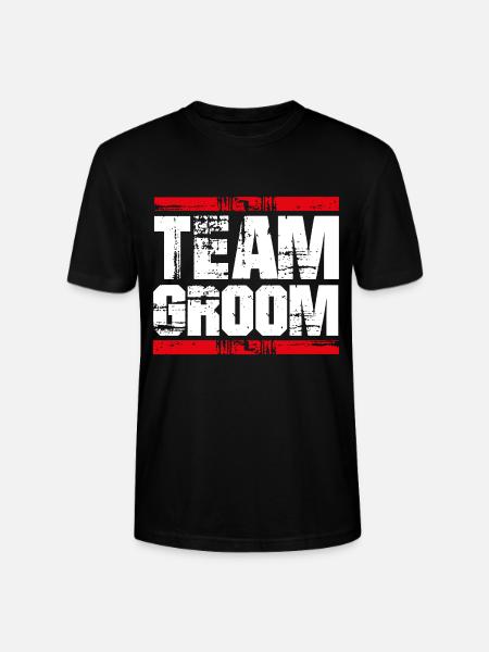 Team groom - Stanley/Stella CRAFTER Unisex Organic T-Shirt - black