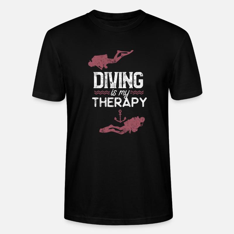 Dive Tauchen - Stanley/Stella Unisex Bio-T-Shirt CRAFTER - Schwarz