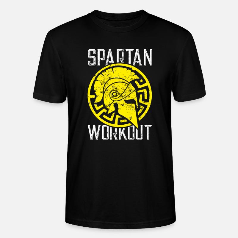 spartan workout - Stanley/Stella Unisex Bio-T-Shirt CRAFTER - Schwarz