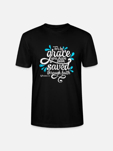 Bible verse faith community - Stanley/Stella CRAFTER Unisex Organic T-Shirt - black
