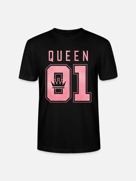 Queen Queen 01 - Stanley/Stella CRAFTER Unisex Organic T-Shirt - black