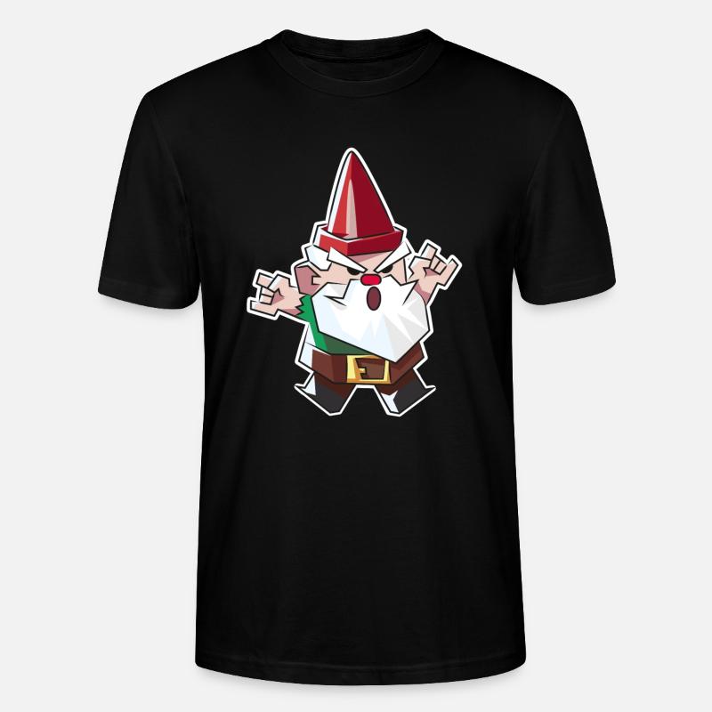 gartenzwerg party - Stanley/Stella Unisex Bio-T-Shirt CRAFTER - Schwarz