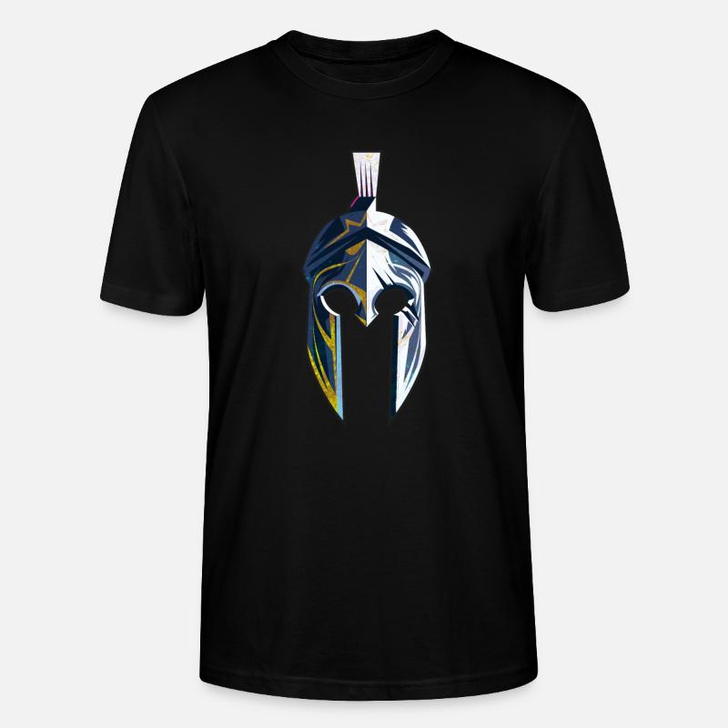 Spartaner helm - Stanley/Stella Unisex Bio-T-Shirt CRAFTER - Schwarz