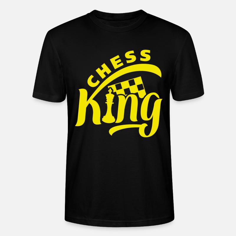 Chess King Chess dicton - T-shirt bio CRAFTER Stanley Stella Unisexe - noir
