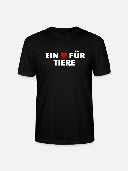 Tierfreund - Stanley/Stella Unisex Bio-T-Shirt CRAFTER - Schwarz