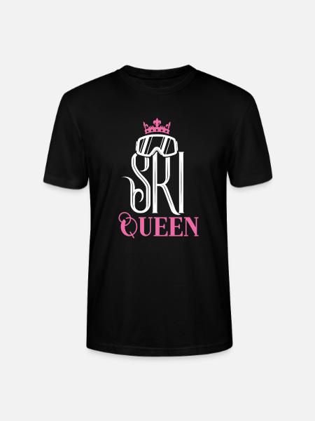 Ski Queen ski goggles saying - Stanley/Stella CRAFTER Unisex Organic T-Shirt - black
