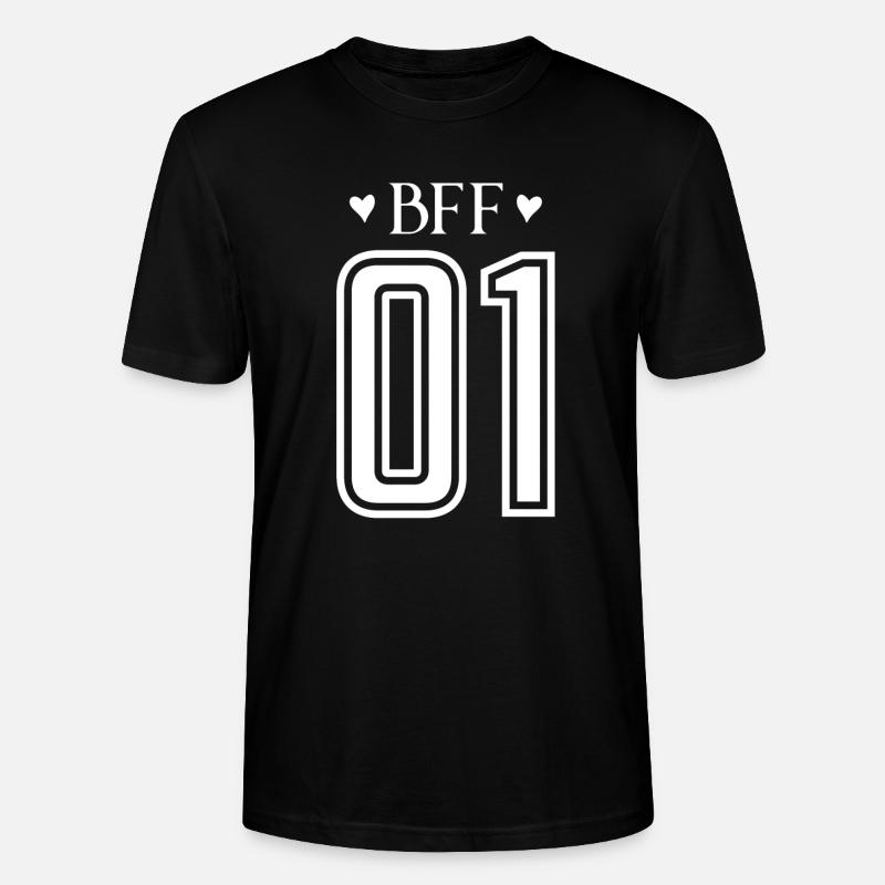 Bff 01 Meilleurs amis - T-shirt bio CRAFTER Stanley Stella Unisexe - noir