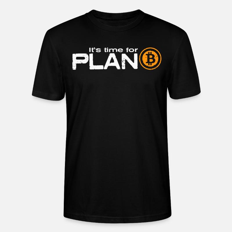 plan B - Stanley/Stella CRAFTER Unisex Organic T-Shirt - black