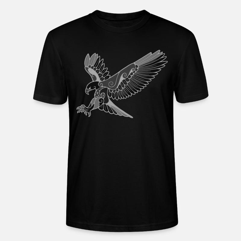 Adler Wikinger - Stanley/Stella Unisex Bio-T-Shirt CRAFTER - Schwarz
