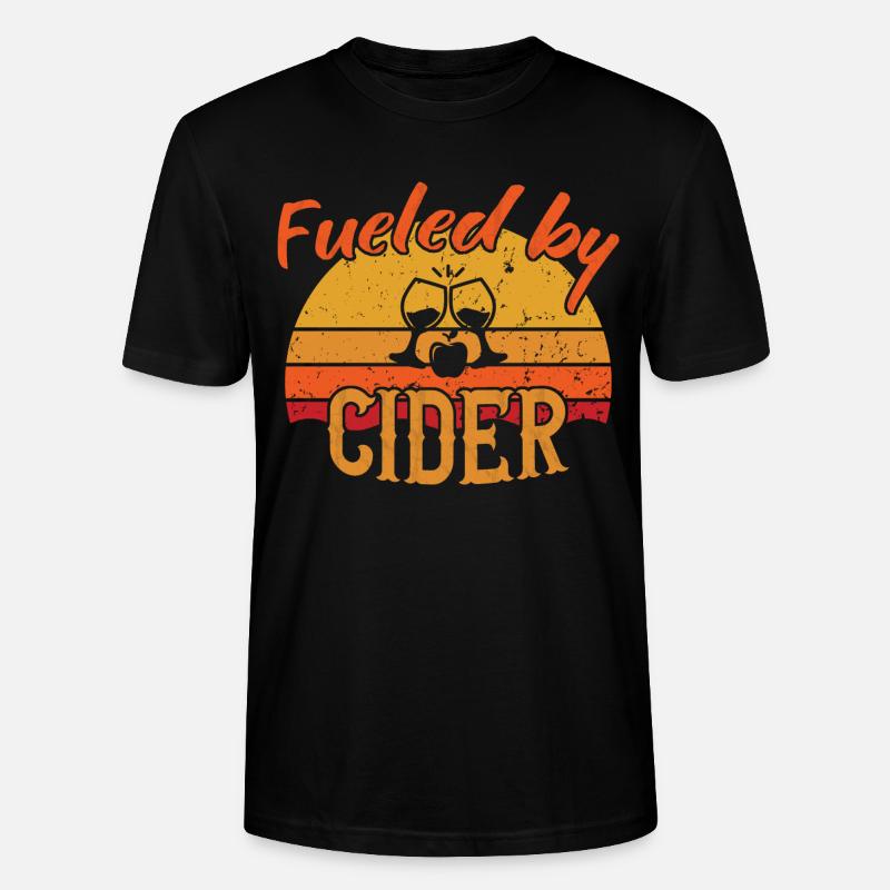 Fueled by Cider / Cider - Stanley/Stella Unisex Bio-T-Shirt CRAFTER - Schwarz