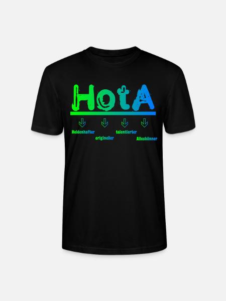 HOTA Heldenhaft - Stanley/Stella Unisex Bio-T-Shirt CRAFTER - Schwarz