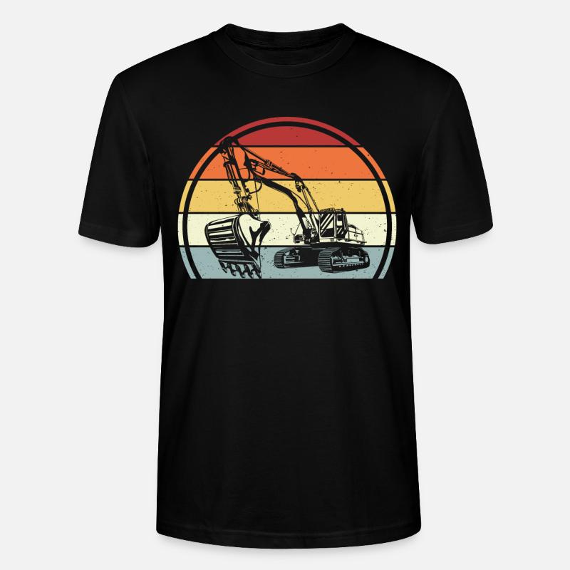 Bagger - Stanley/Stella Unisex Bio-T-Shirt CRAFTER - Schwarz