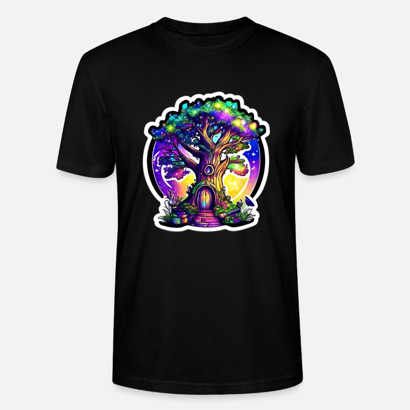 Magic Tree House - Stanley/Stella Unisex Bio-T-Shirt CRAFTER - Schwarz