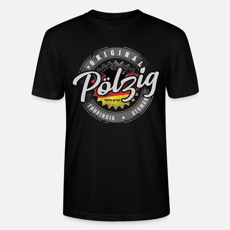 Original Germany Thüringen Pölzig - Stanley/Stella Unisex Bio-T-Shirt CRAFTER - Schwarz