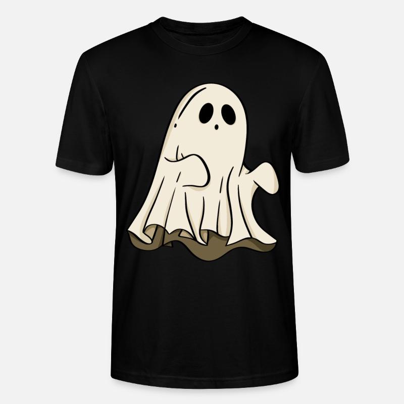 Geist Halloween - Stanley/Stella Unisex Bio-T-Shirt CRAFTER - Schwarz