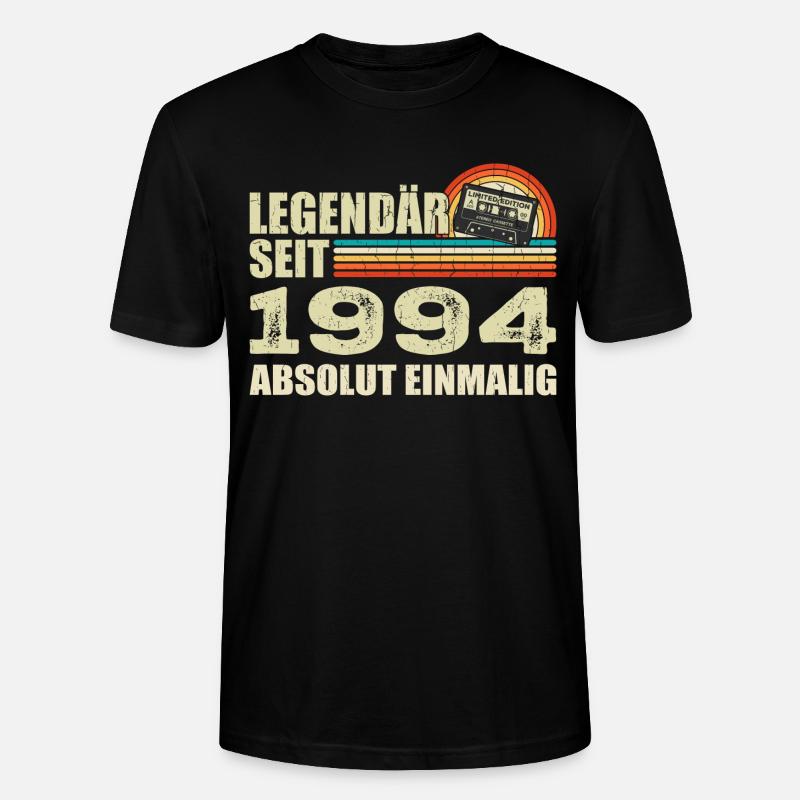 Legendary since 1994 - absolutely unique - Stanley/Stella CRAFTER Unisex Organic T-Shirt - black