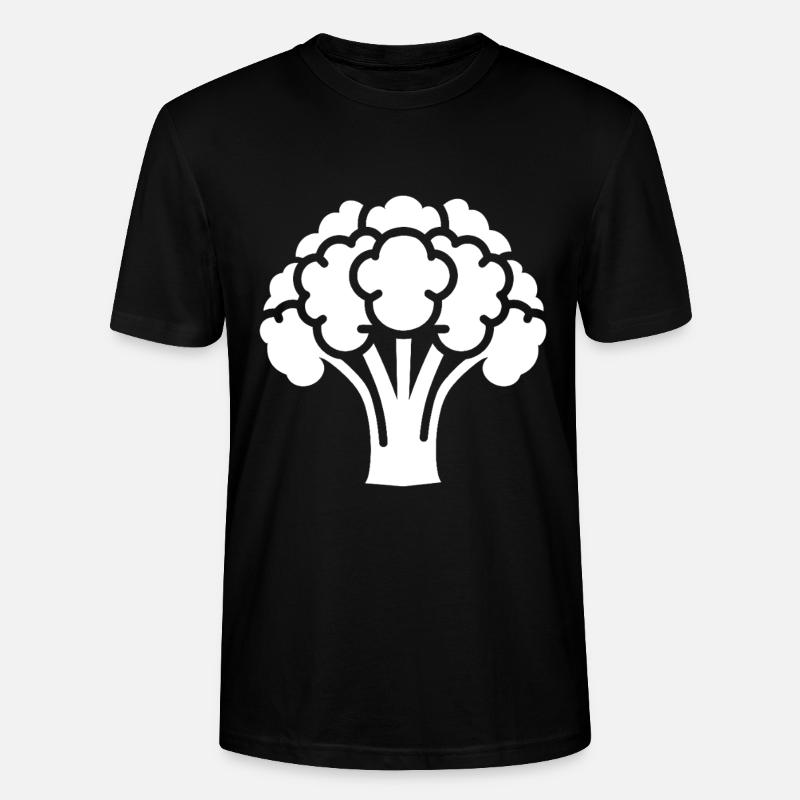 Blumenkohl - Stanley/Stella Unisex Bio-T-Shirt CRAFTER - Schwarz
