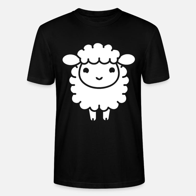 Lamm - Stanley/Stella Unisex Bio-T-Shirt CRAFTER - Schwarz