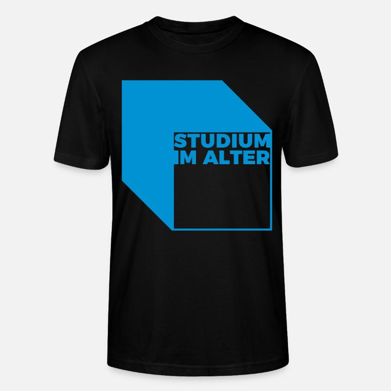 studium im alter - Stanley/Stella Unisex Bio-T-Shirt CRAFTER - Schwarz
