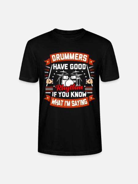 Schlagzeug Schlagzeuger Drummer Geschenk - Stanley/Stella Unisex Bio-T-Shirt CRAFTER - Schwarz