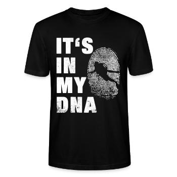 Its in my DNA Tauchen stolzer Taucher Leidenschaft - Stanley/Stella Unisex Bio-T-Shirt CRAFTER - Schwarz - Vorne - Alina (178cm) & Michal (187cm)