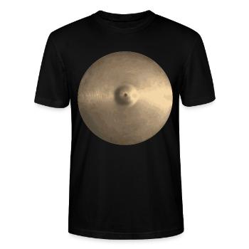 Ride Becken Schlagzeuger Geschenk - Stanley/Stella Unisex Bio-T-Shirt CRAFTER - Schwarz - Vorne - Alina (178cm) & Michal (187cm)