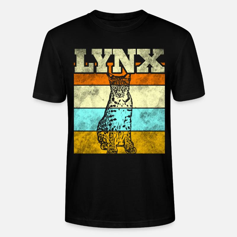 Luchs - Stanley/Stella Unisex Bio-T-Shirt CRAFTER - Schwarz