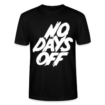 Gym Sport Kraftsport - Stanley/Stella CRAFTER Unisex Organic T-Shirt - black - Front - Alina (178cm) & Michal (187cm)
