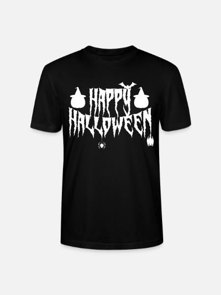 happy halloween - T-shirt bio CRAFTER Stanley Stella Unisexe - noir